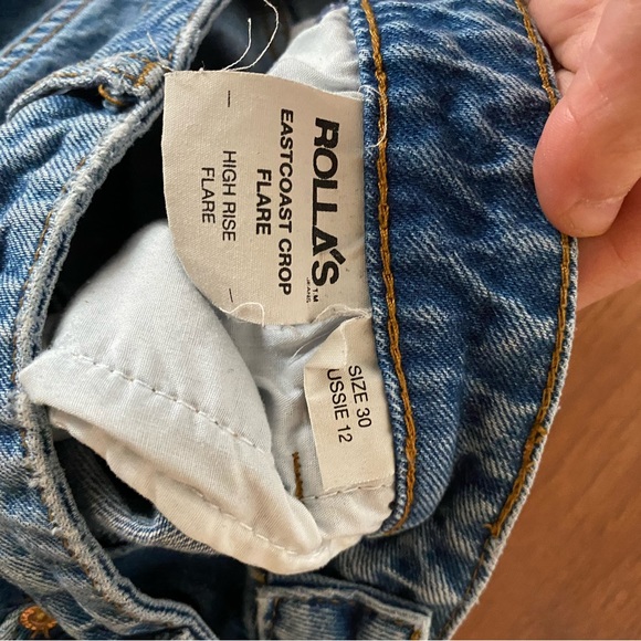 Rollas East Coast Crop Flare Jeans - Picture 6 of 6